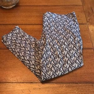 Gap Ultra Skinny Size 12 chevron print pants